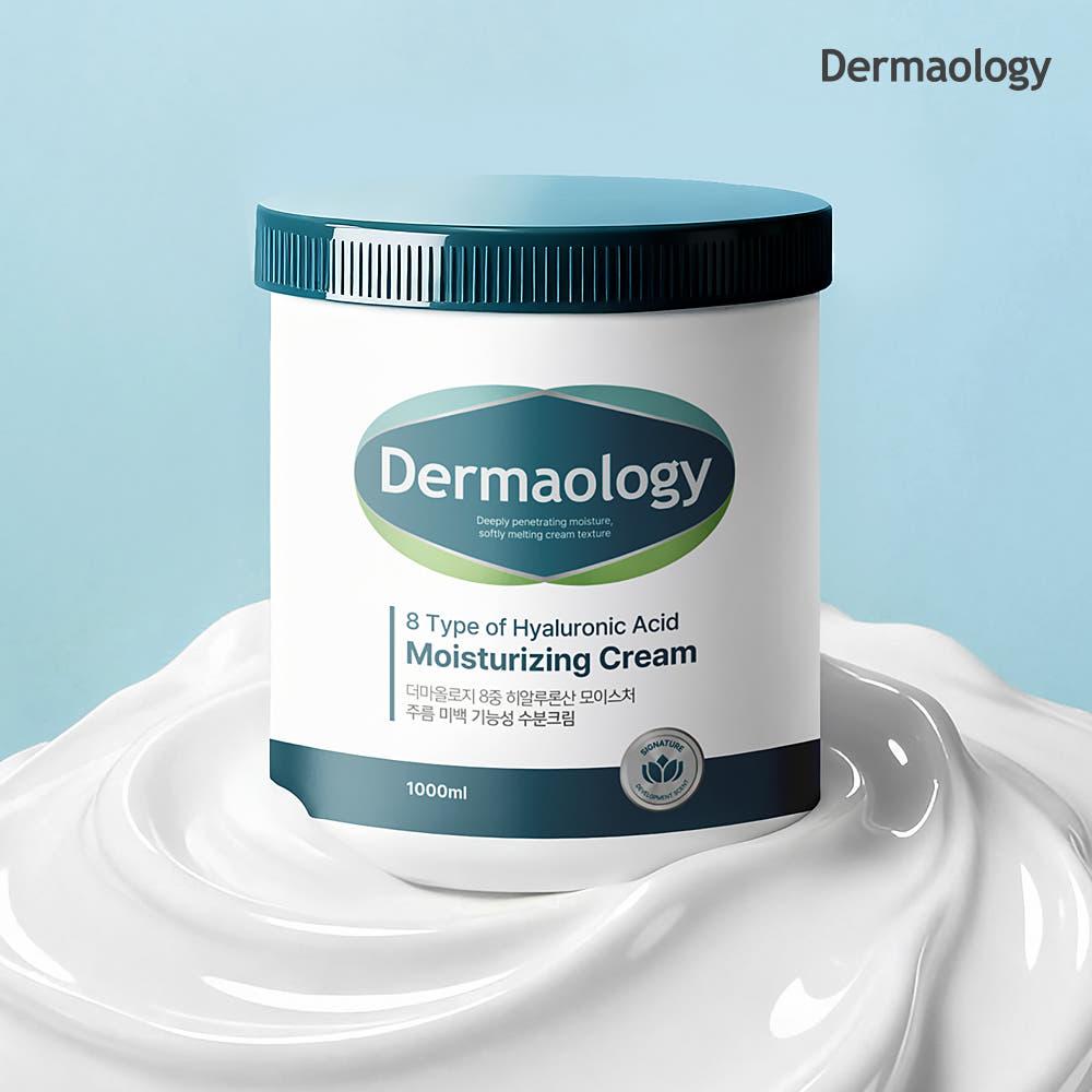 DERMALOGY 8種ヒアルロン酸 大容量モイスチャークリーム 1L シワ改善 美白 高保湿鎮静栄養 メンズ レディース