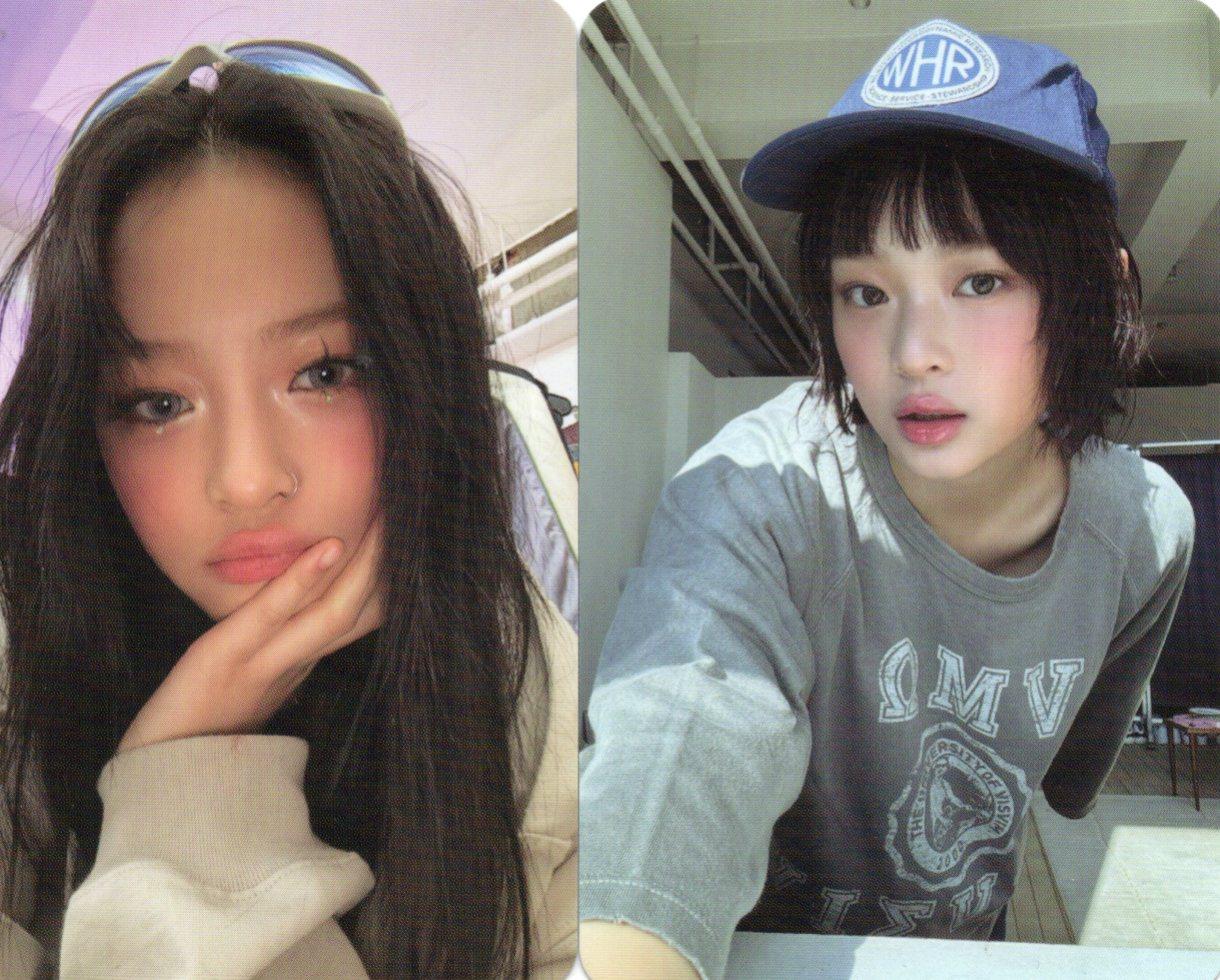 [ハニA(白色)] NewJeans How Sweet Weverse アルバム ポカ ポトカード