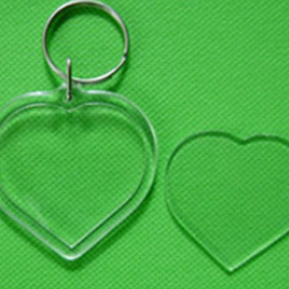 インスタント写真 キーホルダー作り キーチェーン 透明 ポトカードホルダー 232Wf 5アクリルホルダー-正方形 1個