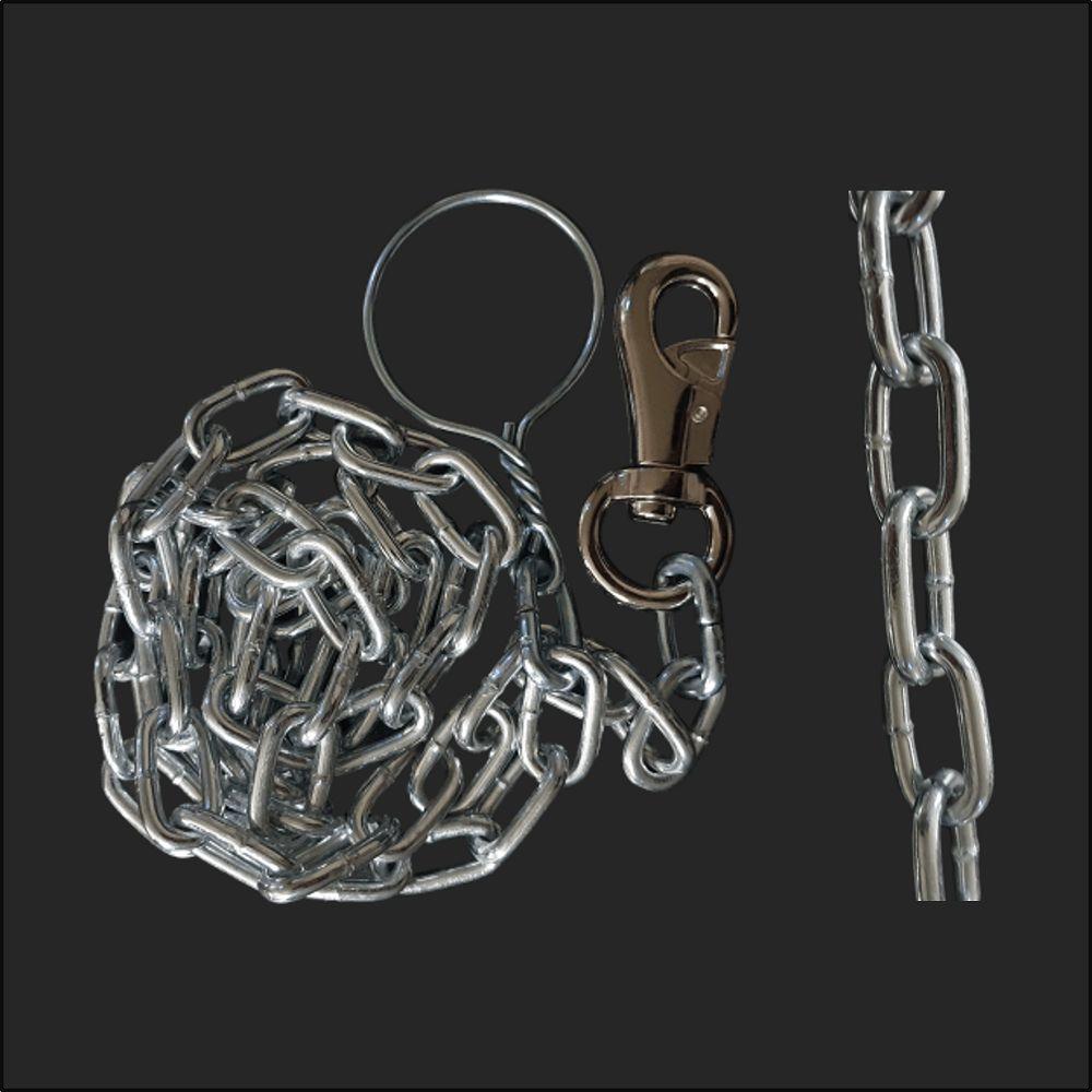 国産 チェーン リード 田舎 珍島犬 大型犬用 飼い犬用 首輪