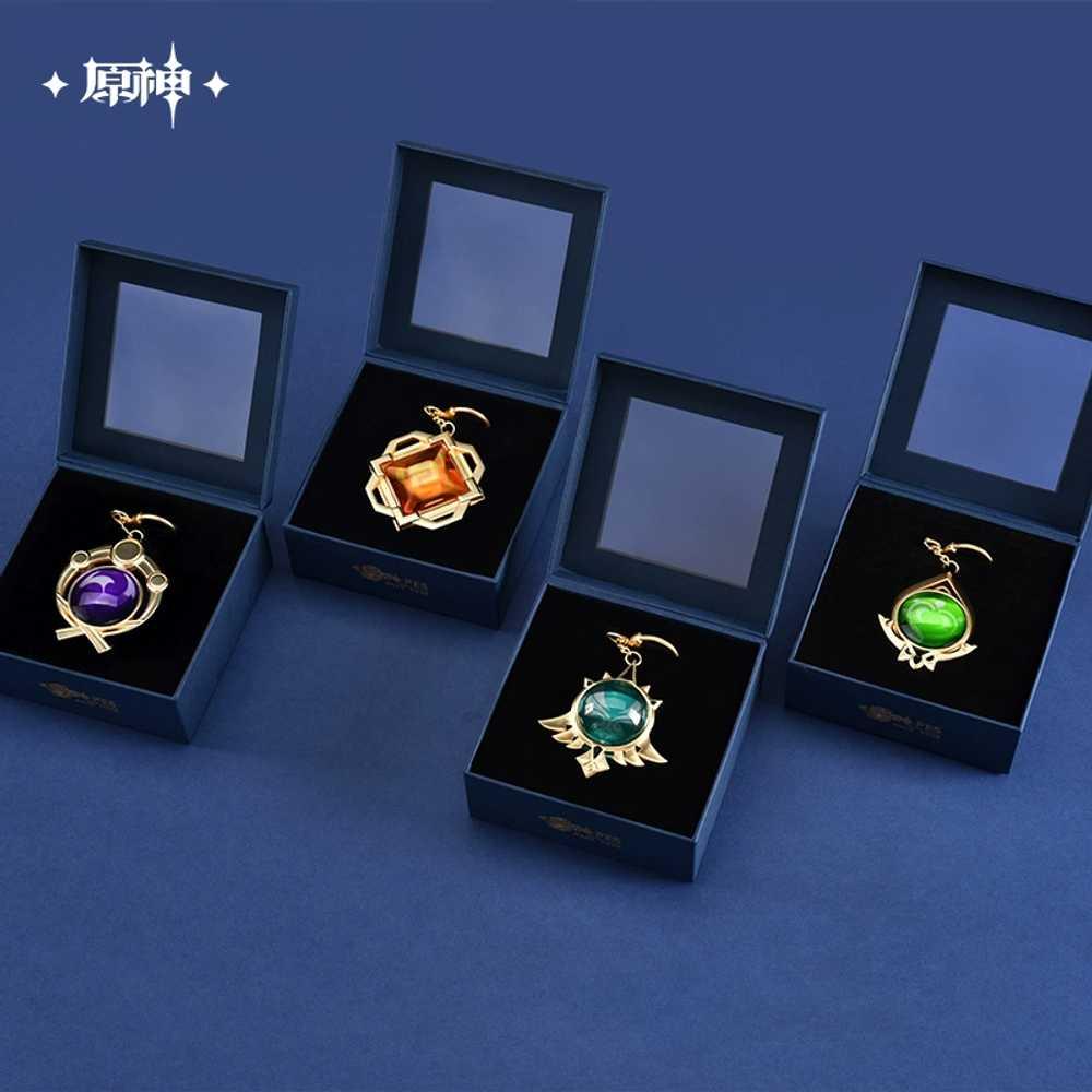 原神 굿즈 (グッズ) キーリング 神の目 (ゴッドアイ) モンド・璃月・稲妻・スメール 璃月 水