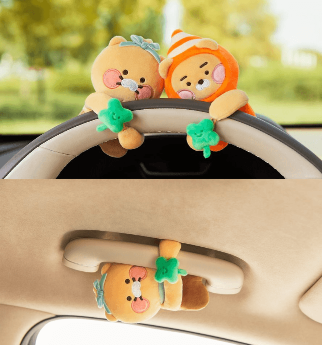 카카오프렌즈 춘식이 차량 데코인형 베이비춘식이 차꾸미기