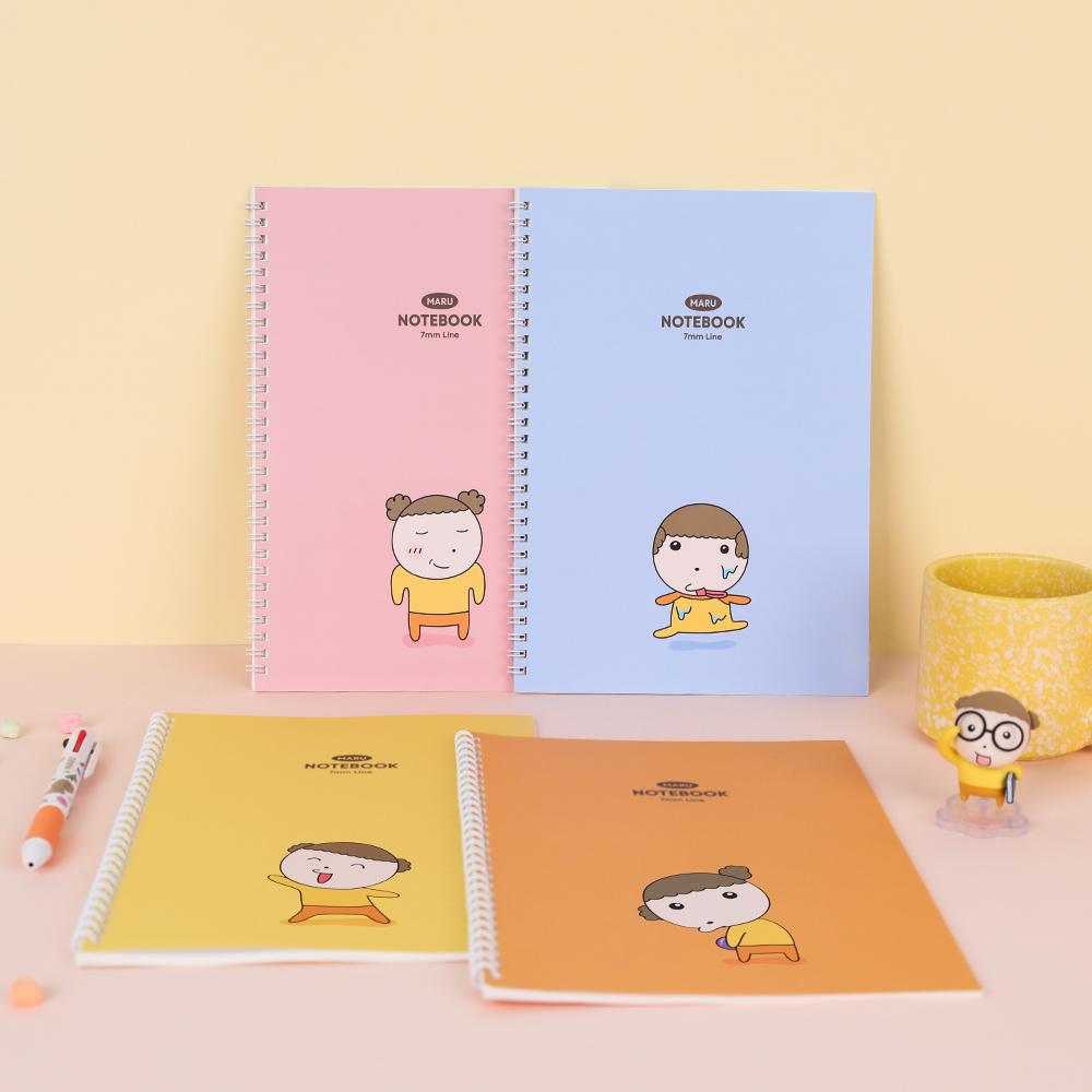 カ카오フレンズ マルの子犬 B5 スプリングノート