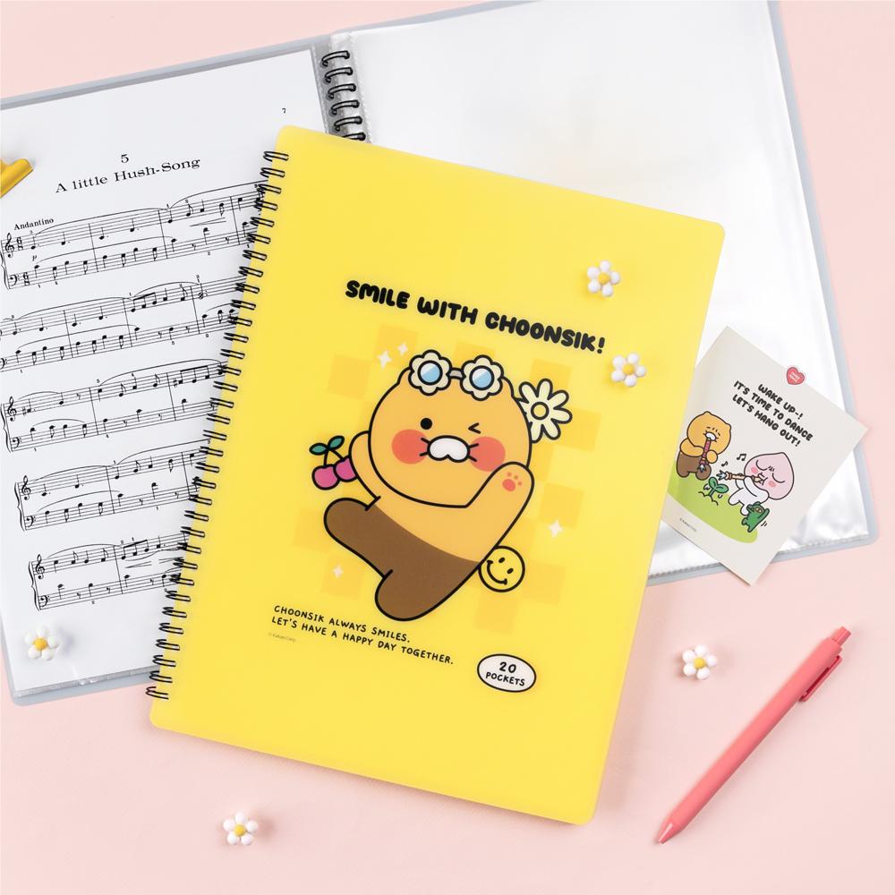 カ카오フレンズ セイチーズ スプリング クリアファイル チュンシギ 犬 1個入