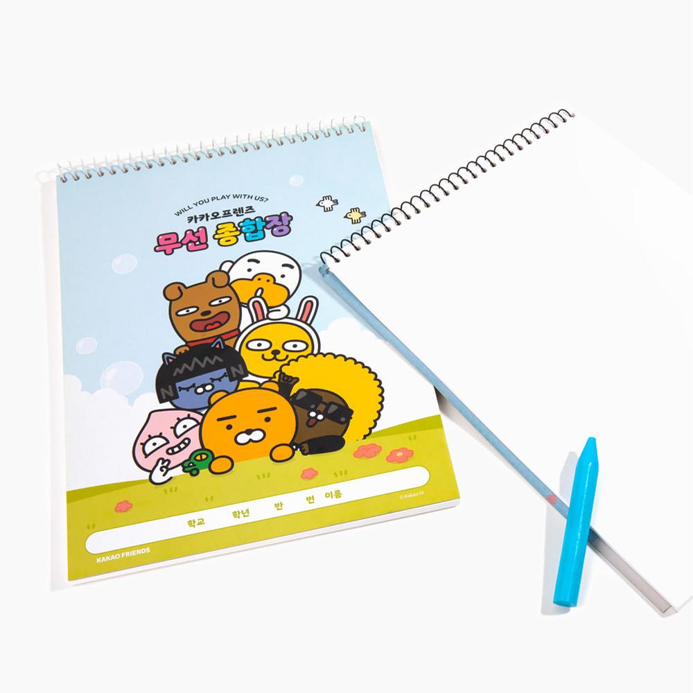 カカオフレンズ 無線 総合帳 新学期準備物 かわいい 総合帳 1個