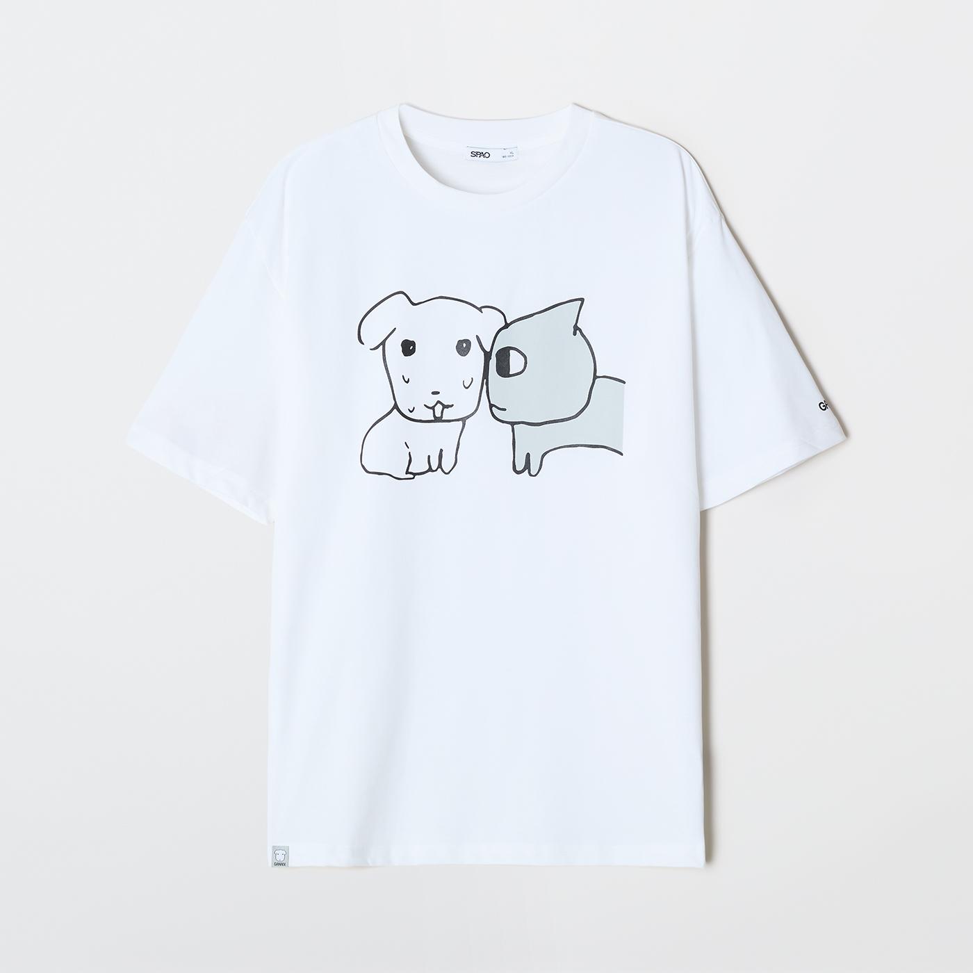 [N배송][가나디] スパオ Tシャツ SPRLG25U09