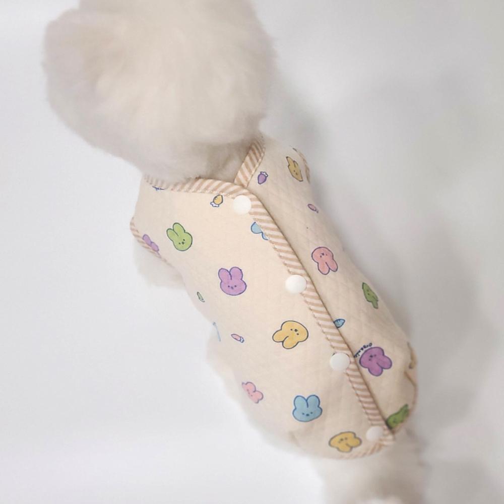 Patia 犬服 オーガニックベスト 5color ドチの遠足 Natural xxs