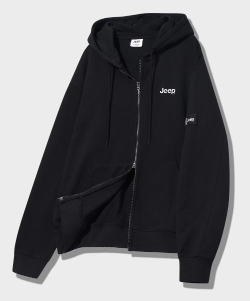 [JEEP] 2WAY オーバーフィット スモール JEEP ジップアップパーカー (JR5TZU051BK) JR5TZU051BK