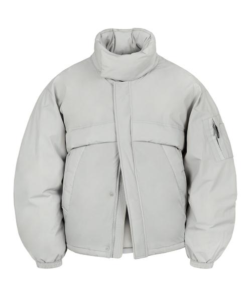 [CODEGRAPHY] [PRIMALOFT] モンスター ショートダウンジャケット_グレー CBBW9IH010GR