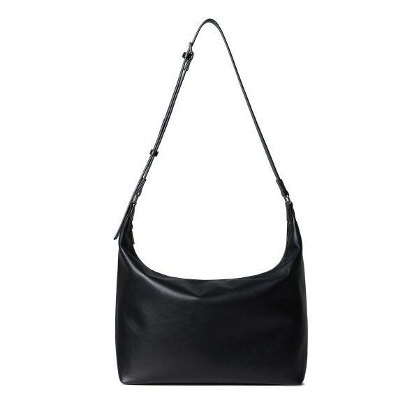 무신사 스탠다드 신세틱 레더 호보 크로스 백