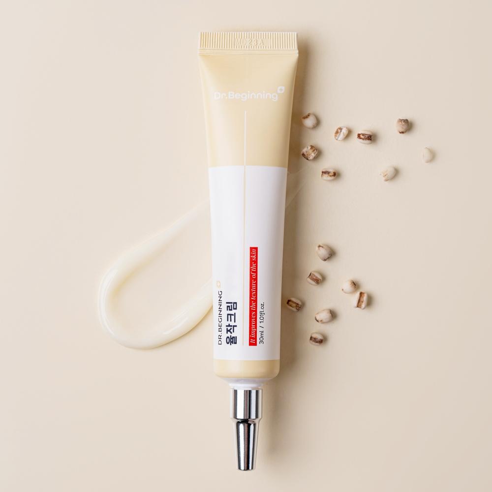 Yuljak Job's Tears Cream for bumpy skin texture, pores, AHA BHA