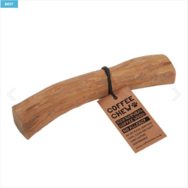 100% コーヒーの木 メルソン コーヒーチュー 犬用 ウッドスティック 歯固め おもちゃ XXS