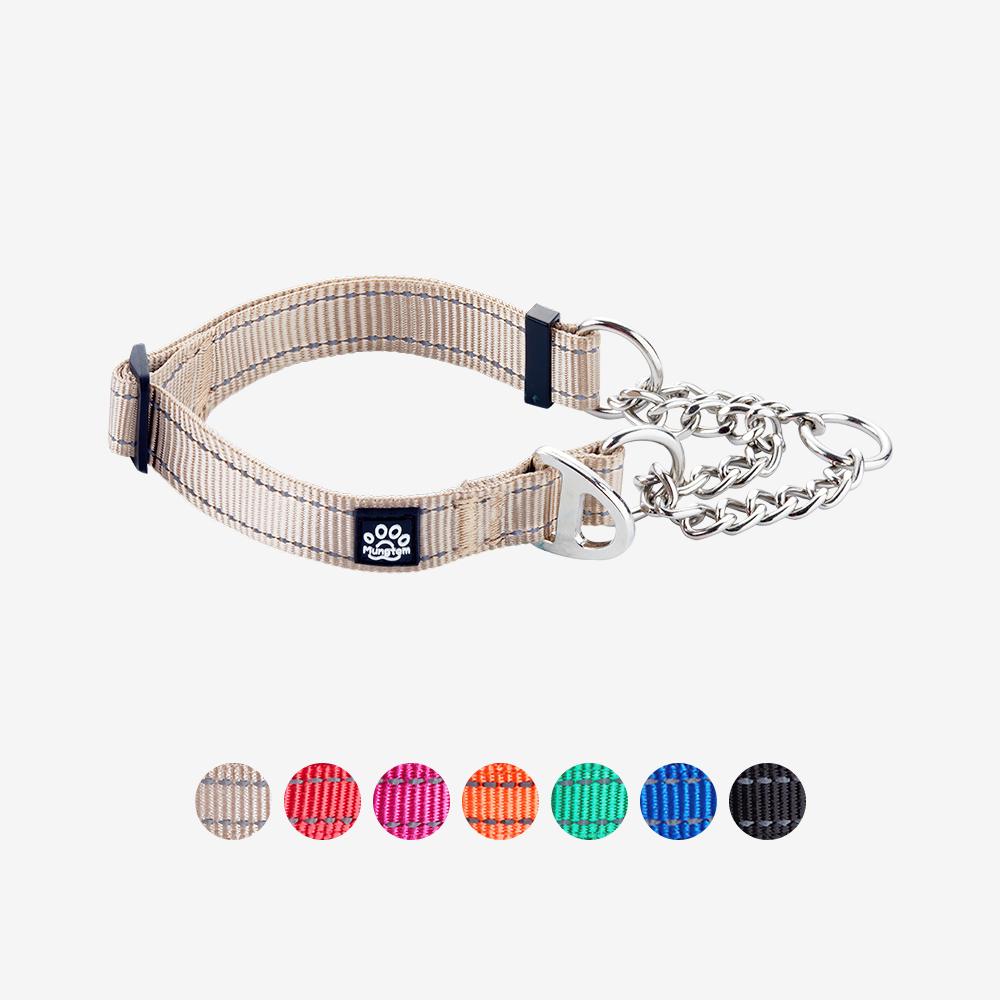 マーチンゲール首輪 大型犬 チョークチェーン 中型犬 訓練用 子犬用 半チョーク リテンション マーチンゲール