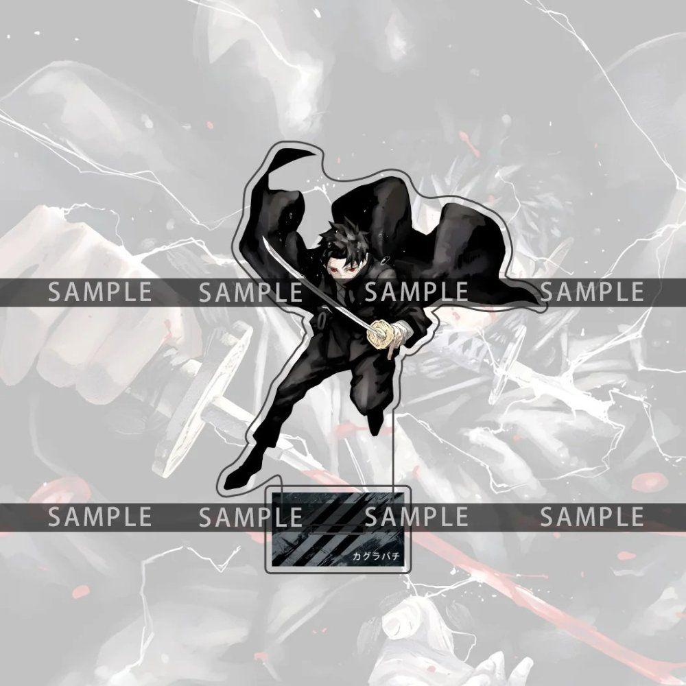 カグラバチグッズ カグラバチ ロクヒラチヒロ サザナミハクリ ハクリ アクリルスタンド フィギュア グッズ 6 15cm