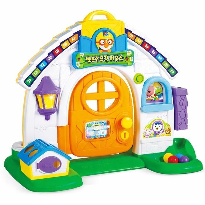 アイコニック 감각発달완구 ポロロ ミュージックプレイハウス 幼児 ベビー メロディおもちゃ
