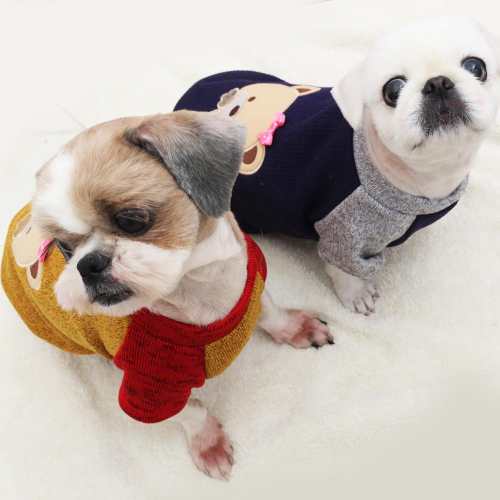 犬服 コットン ニット ベスト フリース 冬 室内着 国内制作 愛犬服 ベティナグラン ランダムS