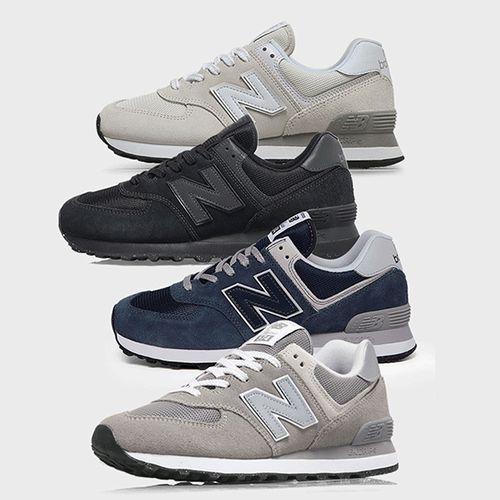 ニューバランス 574 (グレー/ネイビー/アイボリー) ML574EVG ML574EVN