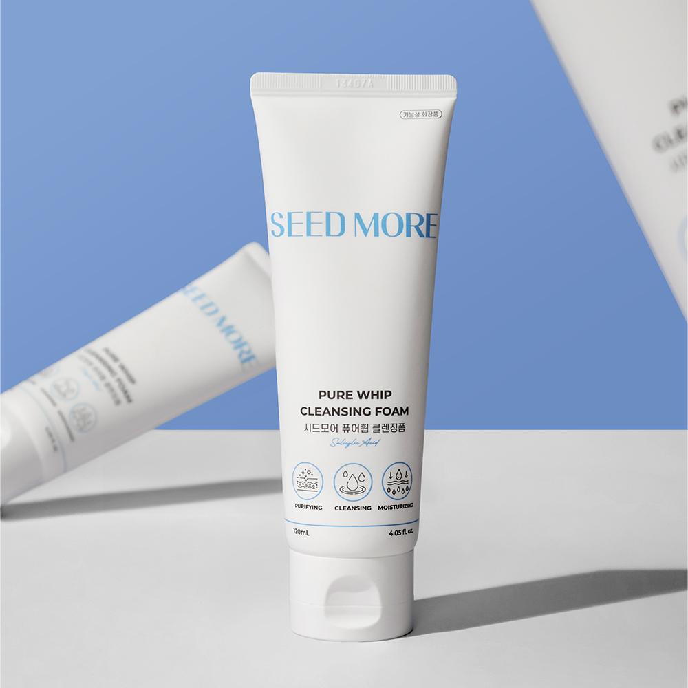 SIDMOOR イェグリナ ピュア ホイップ クレンジングフォーム 120ml, 2個