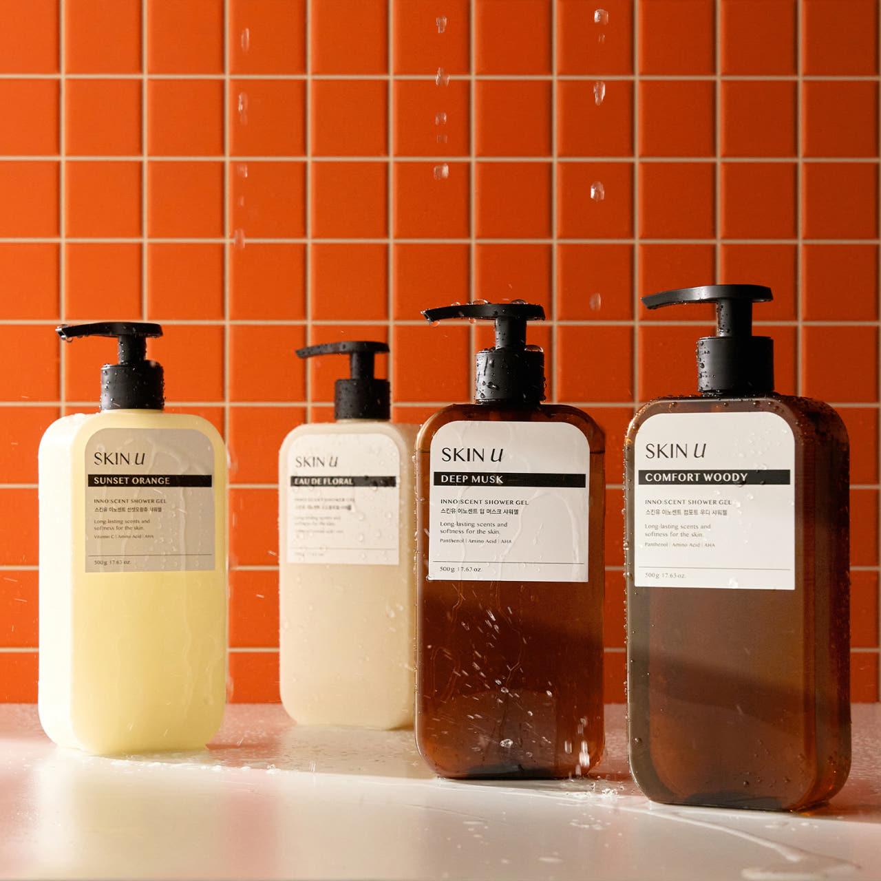 スキンユ 香り良いパフューム 弱酸性 ボディウォッシュ ディープムスク 500g