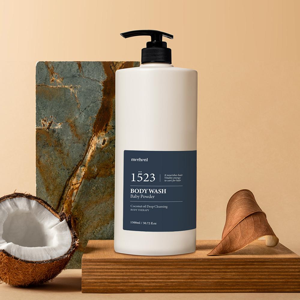 香りの良い 弱酸性 ボディウォッシュ 大容量 1500mL 香り 男性 女性 パフューム ボディクレンザー ベビーパウダー