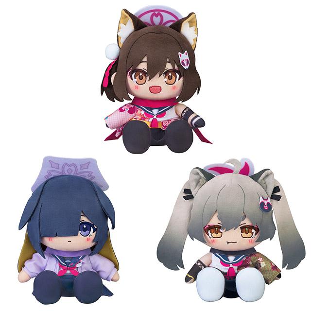 チョコムニ ぬいぐるみ 이즈나/츠쿠요/미치루 / ブルーアーカイブ