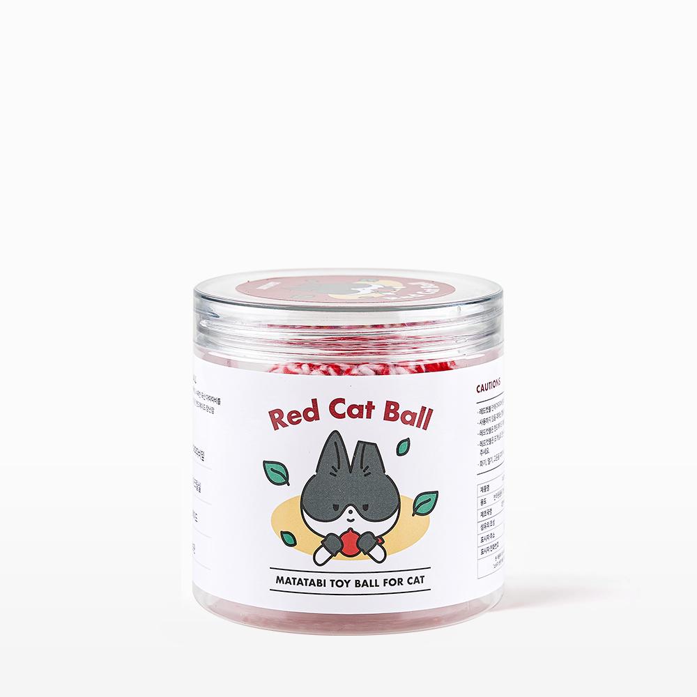자유펫 마따따비 레드 캣 볼