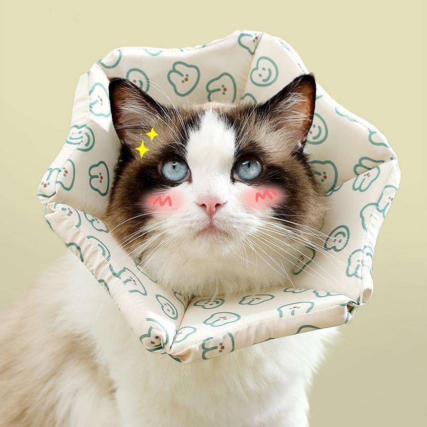 猫用ネックカラー クッションネックカラー 犬用エリザベスカラー