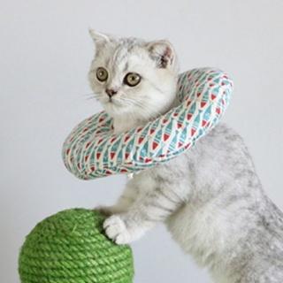 갓샵 푹신 100 ペットクッション ネックカラー 犬 猫用ネックカラー ピングラビット