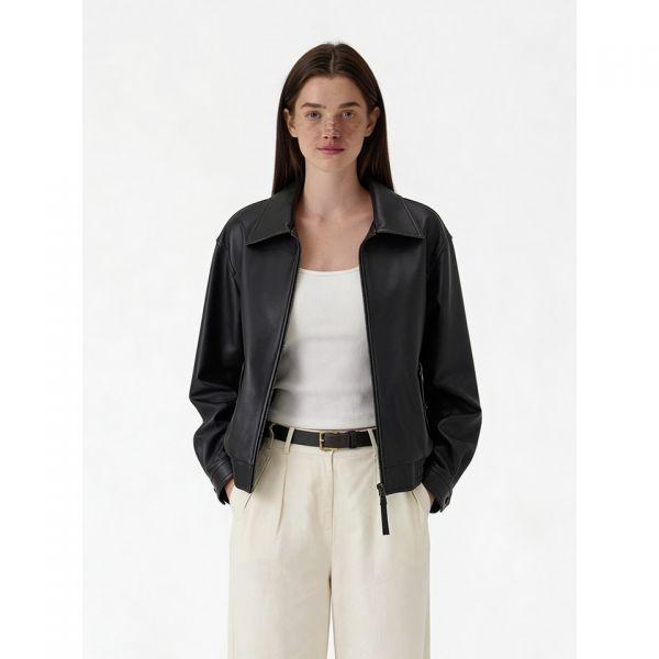 Bell & Marche ラムスキン NAPPA クラシック ボンバージャケット