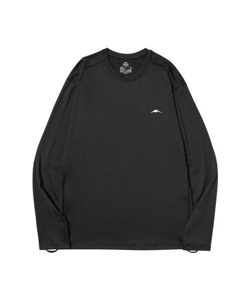 [GOYOOWEAR] アスキン ロゴ ロング スリーブ (ブラック) GW2RWBG1LT301BK