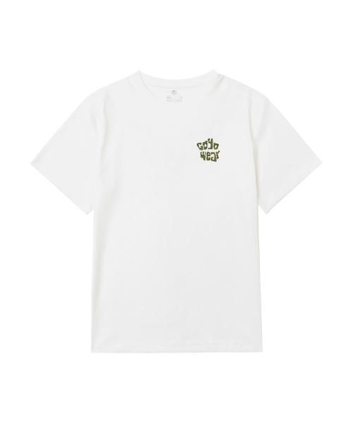 [고요웨어] カモ CP Tシャツ (アイボリー) GW2RWBG1LT310IV
