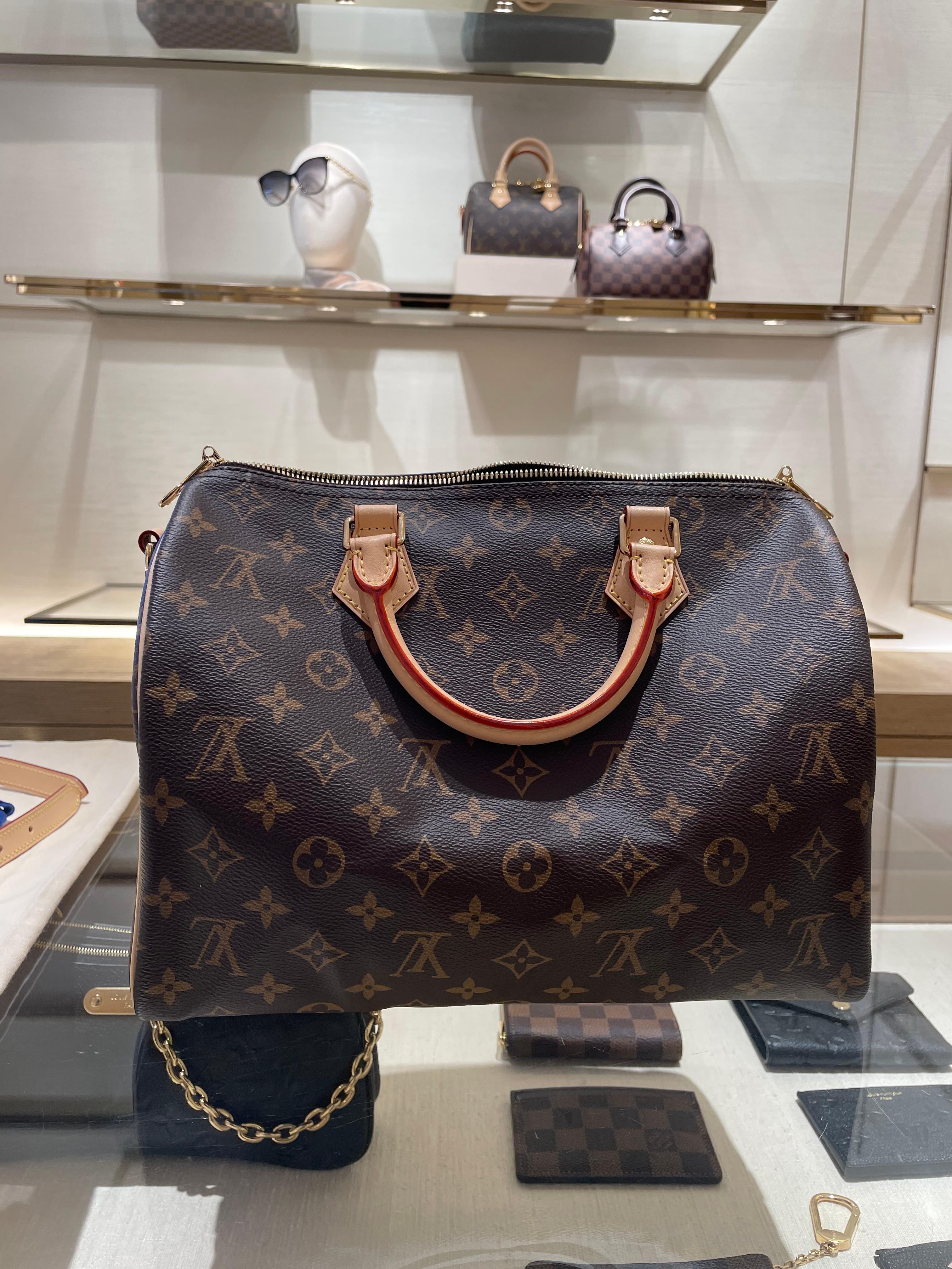 [国内百貨店] ルイ・ヴィトン スピーディ・バンドリエール 25 モノグラム トートバッグ トップハンドルバッグ M46977