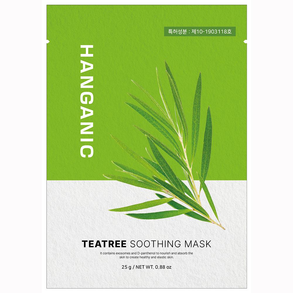 HANGA（ハンガニック）ティーツリー鎮静マスクパック 1枚, 1個