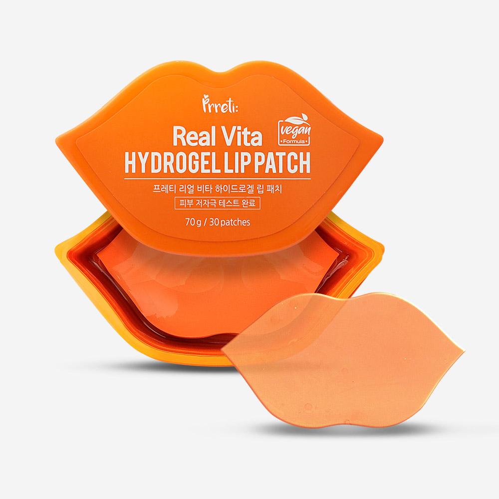 PRETTI（プレティ）リアルビタ ハイドロゲル リップパッチ 30枚, 1個