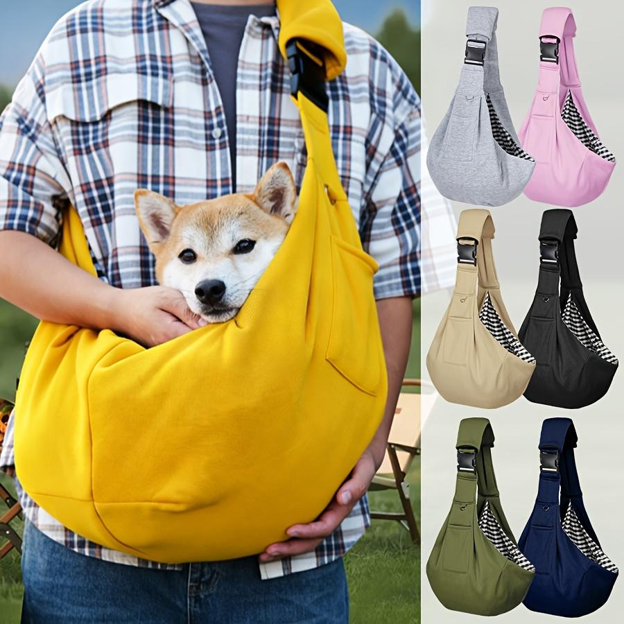 小型・中型犬、猫用ペットキャリー、調節可能なパッド入りショルダーストラップ、安全フック付き