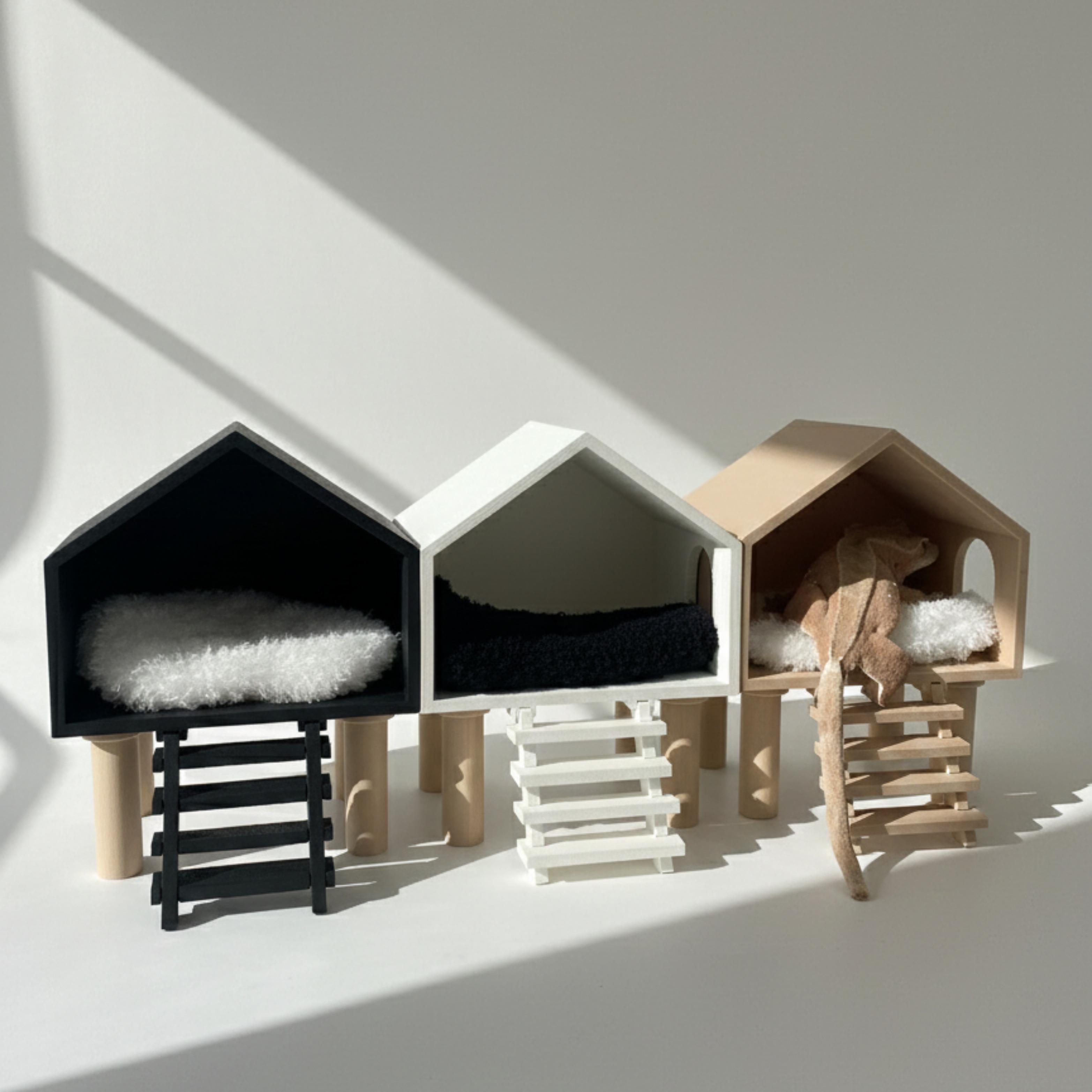 トカゲ 小屋 隠れ家 クレステッドゲッコー 飼育ケース クレ クリスティッドゲッコー マンドリ