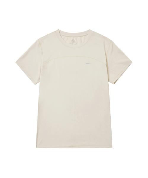 [GOYOUWEAR] W ASKIN ロゴ ショートスリーブ (ライト ベージュ) GW2RWBG1LT305LB