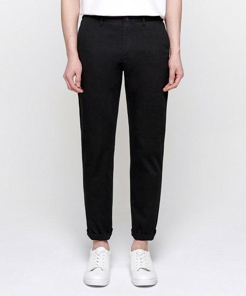 무신사스탠다드 テーパード チノ パンツ ブラック