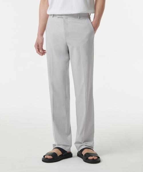 무신사스탠다드 スポーティー ストレートスラックス ライトグレー