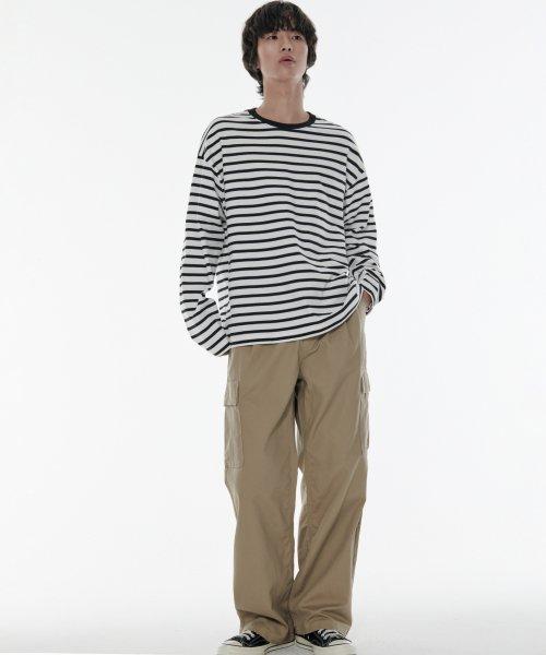 무신사스탠다드 (Musinsa Standard) ワンタック ワイド カーゴパンツ ベージュ