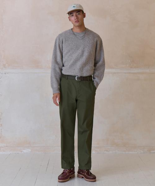 무신사스탠다드 (Musinsa Standard) シティ ウォーカーズ テーパード コットンパンツ カーキ