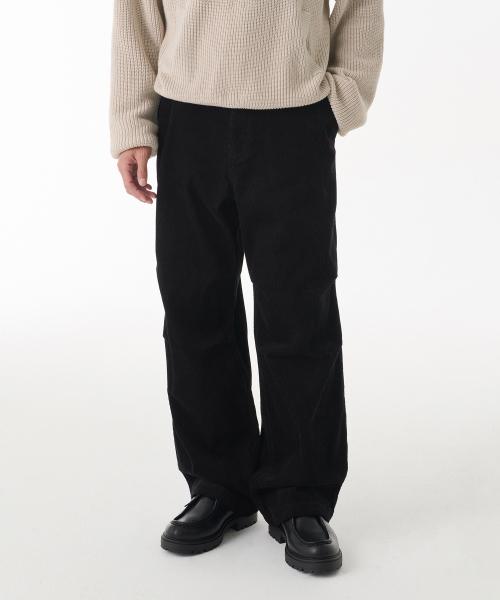 무신사스탠다드 Corduroy Parachute Pants ブラック