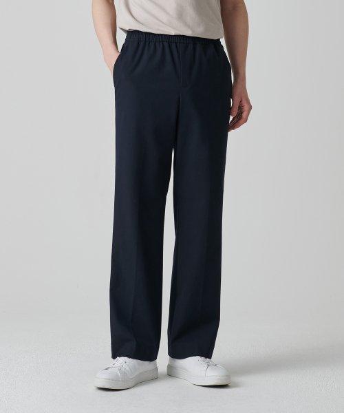 무신사스탠다드 Genderless Wide Banding Slacks ネイビー