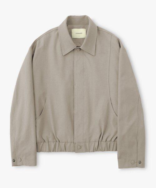 [르마드] Minimal Panel Blouson - Beige LM24CO003