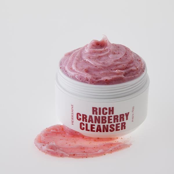 Hercin Rich クランベリー 低刺激 メイクアップフォーム クレンジングパック 130g