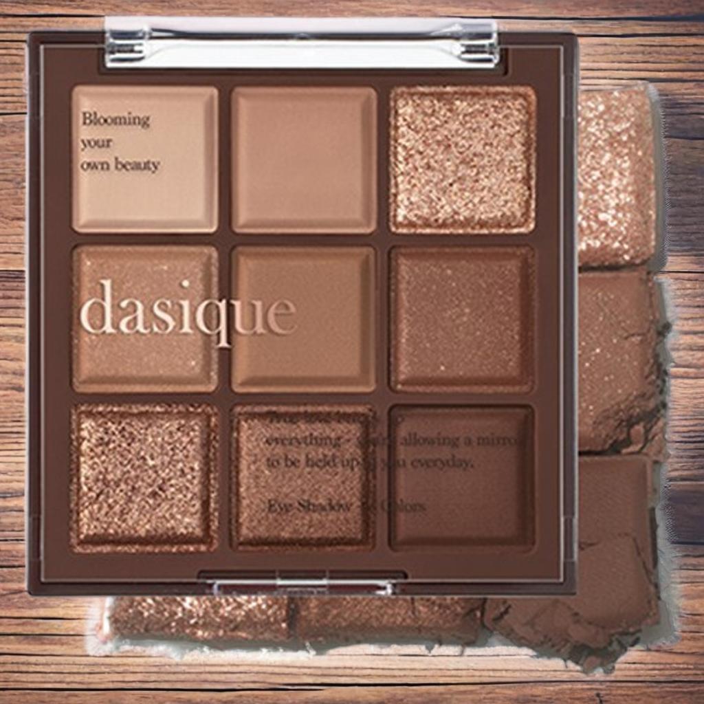 dasique ポイントメイク アイメイク 多彩なカラー シャドウパレット 11 チョコレートファッジ 1個