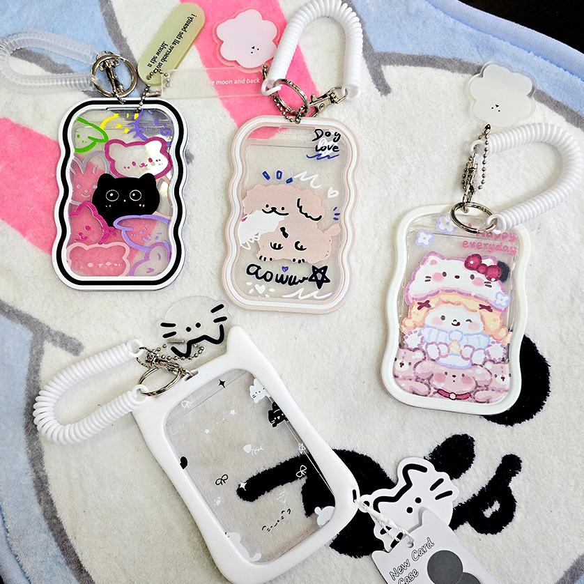 カードケース キーリング ICカードケース フォトカードホルダー アイドル フォトカード ホルダー