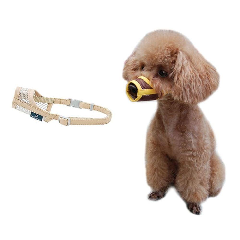 小型犬用マズル 噛みつき防止 メッシュ 鳴き声防止 散歩