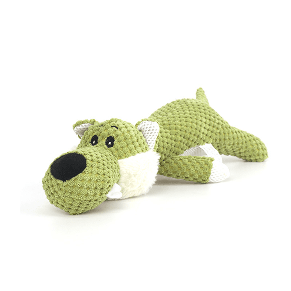 犬用トイ 綱引き 鳴る 歯固めトイ ワニ