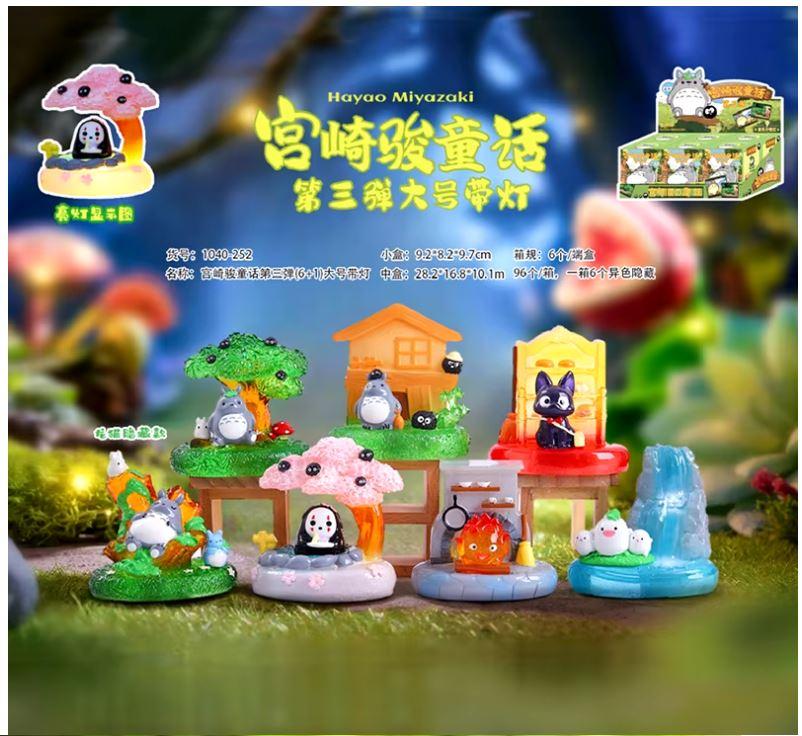 スタジオジブリ ムードランプ フィギュア となりのトトロ 千と千尋の神隠し 魔女の宅急便 カルシファー ランダムフィギュア